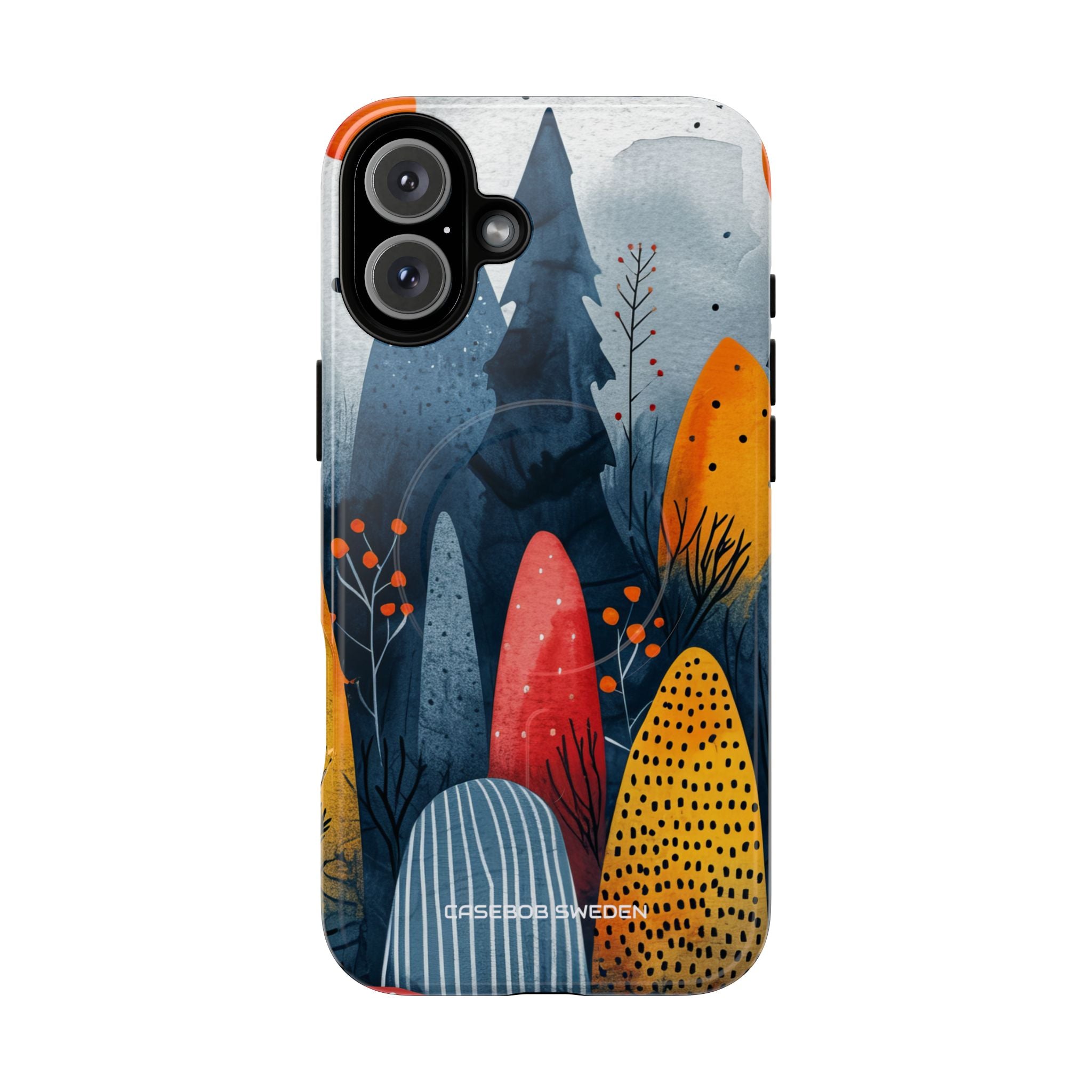 Whimsical Nature - Tough + MagSafe® iPhone 16 Phone Case