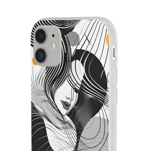 Fluid Noir Rhythm | Flexible Phone Case for iPhone