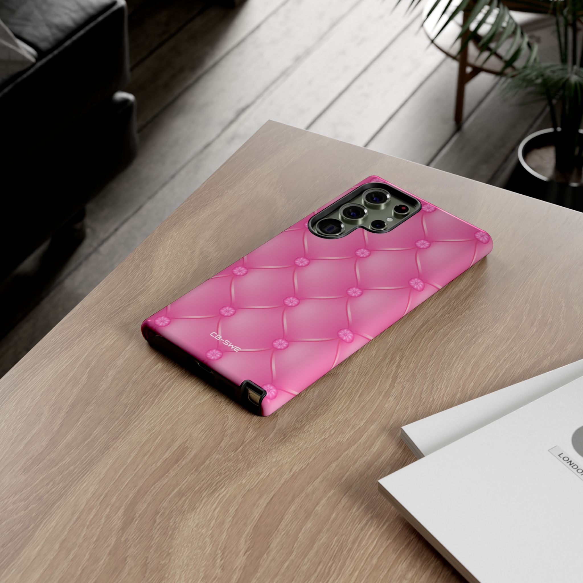 Quilted Pink Elegance - Samsung Case
