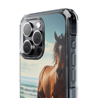 Horse Gallops Shoreline iPhone Case - Impact