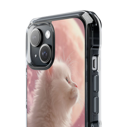 Lunar Cat Soars iPhone Case - Impact