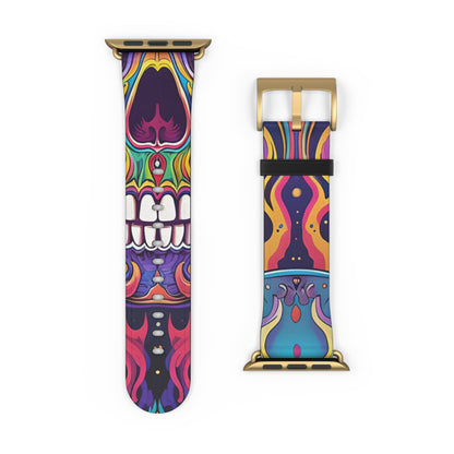 Psychedelic Skull - Watch Band