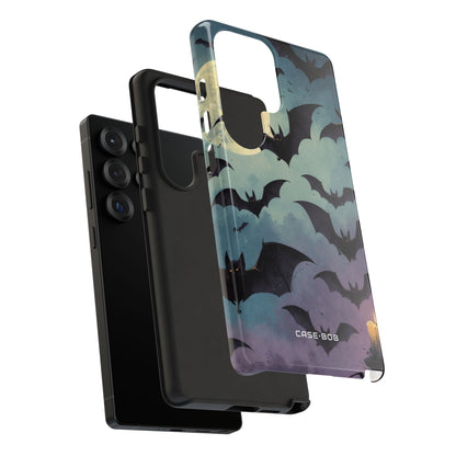 Glowing Bat Swarm Samsung S25 Ultra Case - Tough