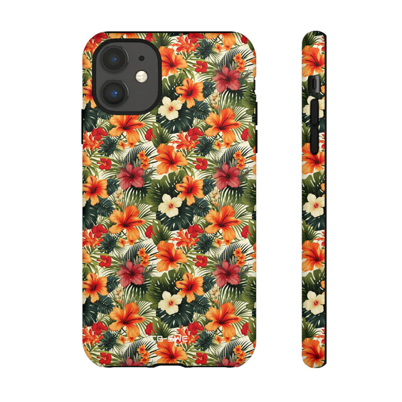 Tropical Blooms Flourish - iPhone Case