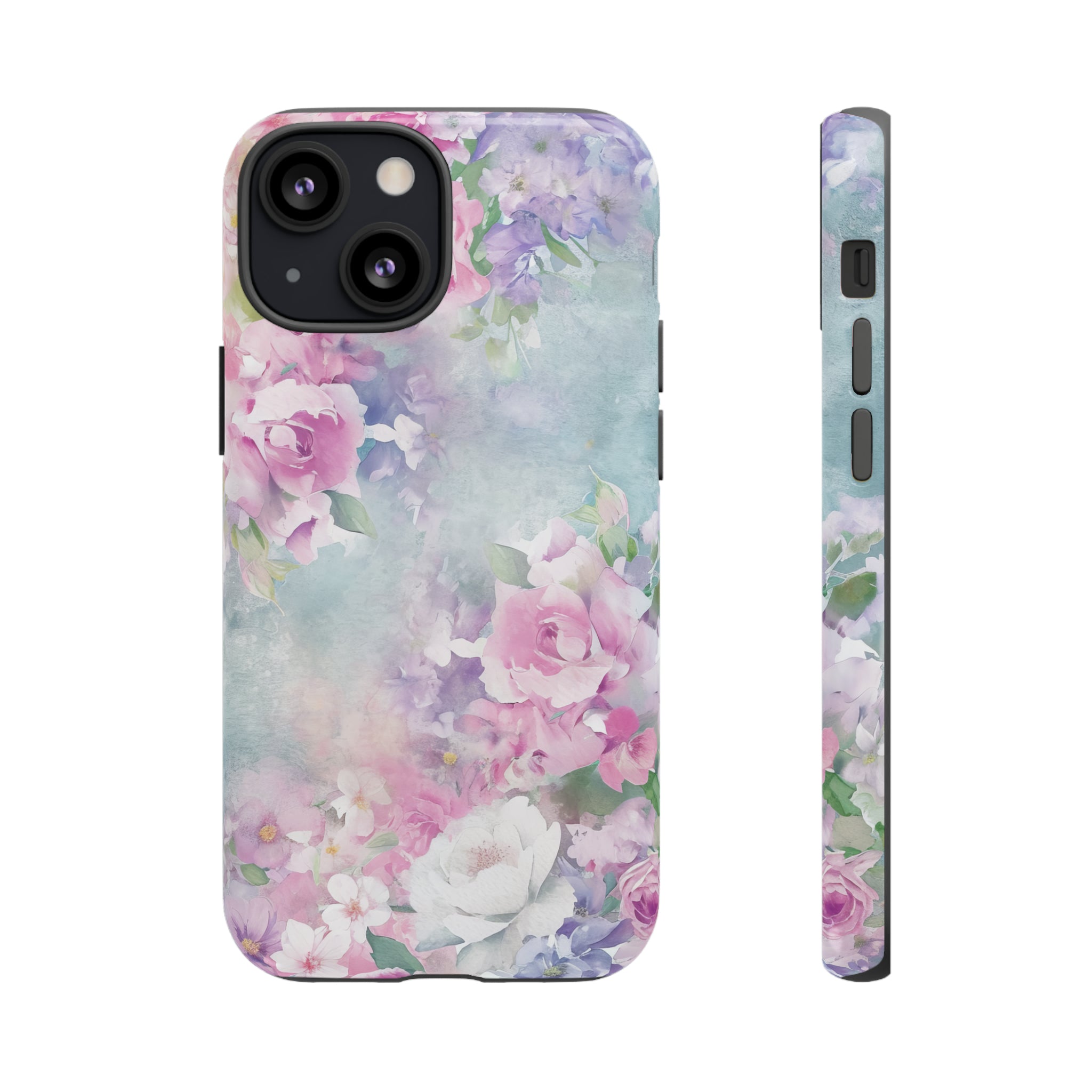 Floral Pastel Whisper - Protective Phone Case