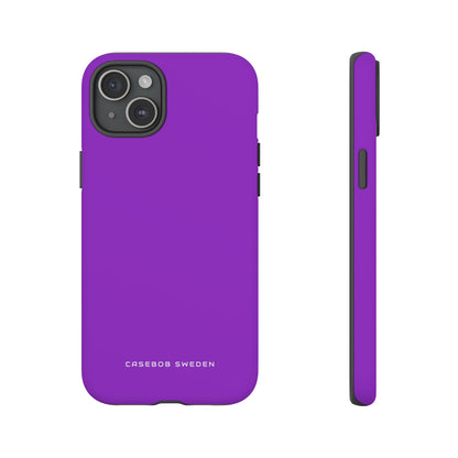 Dark Orchid iPhone 15 - Tough Phone Case