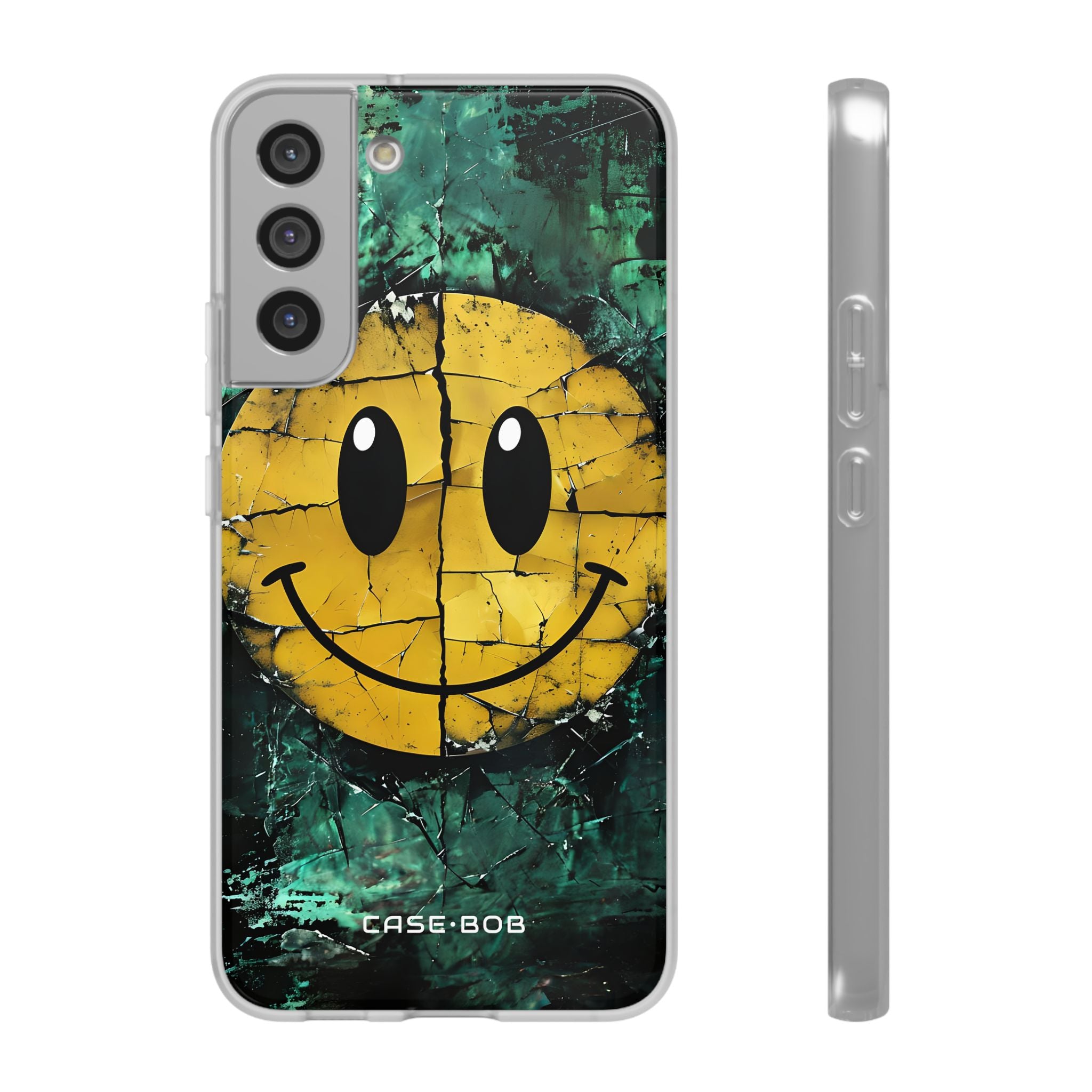 Cracked Smiley Samsung S22 Plus - Soft Case