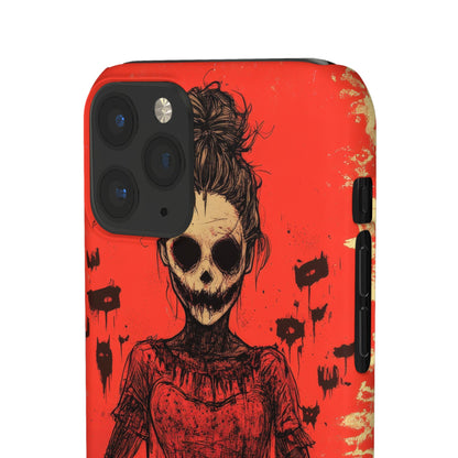 Haunting Scarlet Descent iPhone 11 - Slim Phone Case