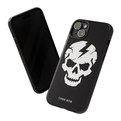Lightning Skull iPhone 15 Plus Case - Tough