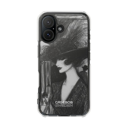 Vintage Feather Elegance iPhone 16 - Impact Clear+