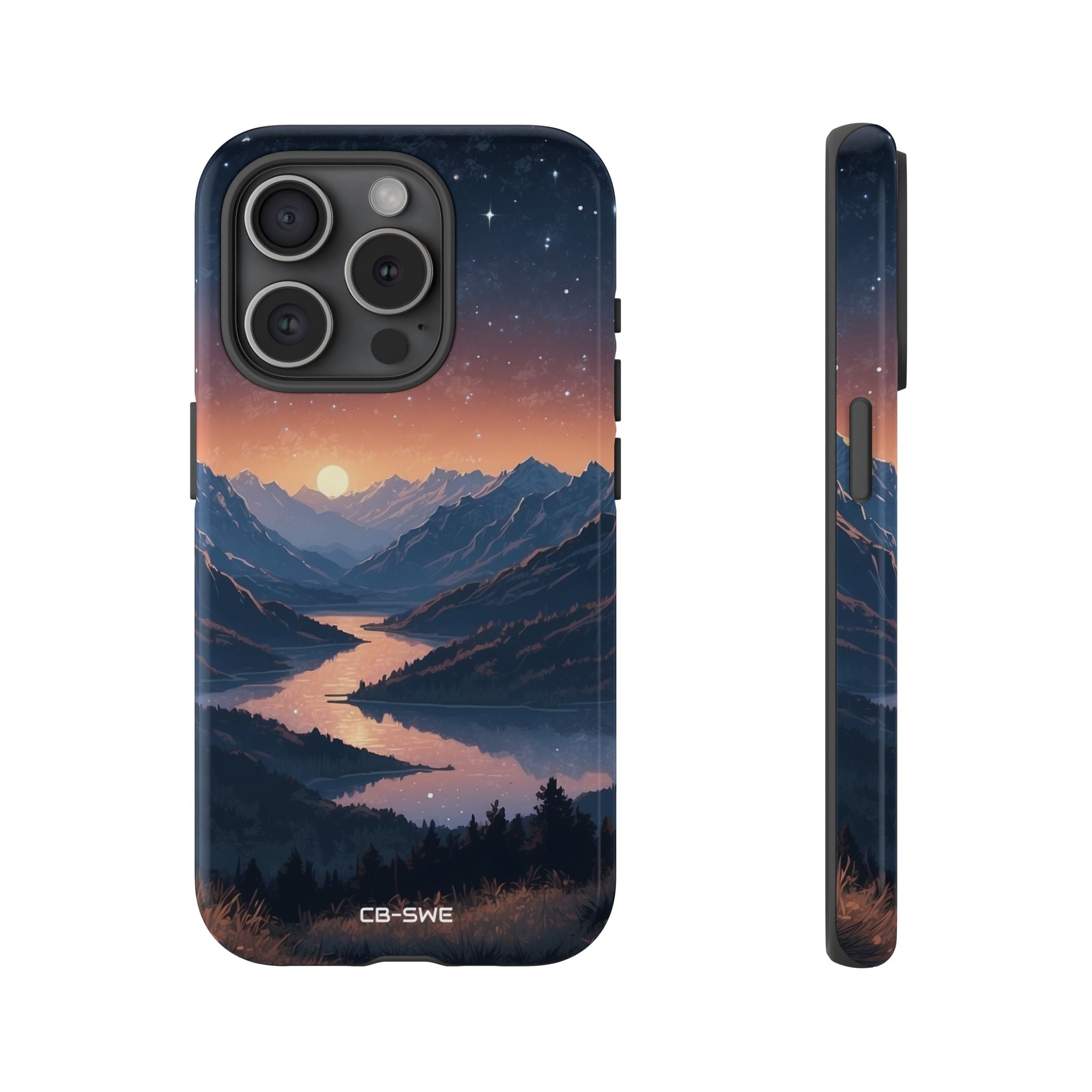 Mountains Embrace Light - iPhone Case