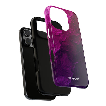 Marbled Swirl Purple iPhone 16 Pro Case - Tough