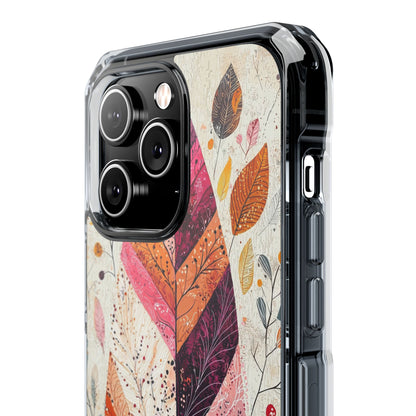 Vibrant Leaves Dance iPhone Case - Impact
