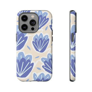 Light Blue Happy Flower - Protective Phone Case