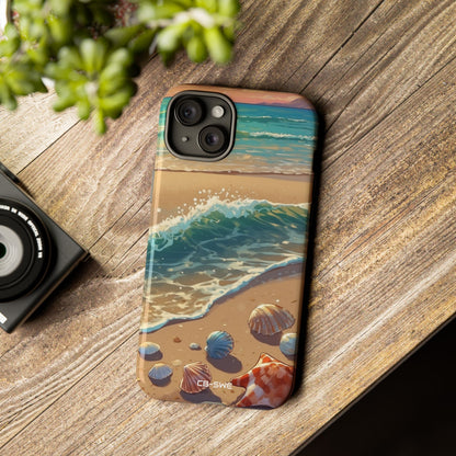 Seashells Kiss Shore - iPhone Case