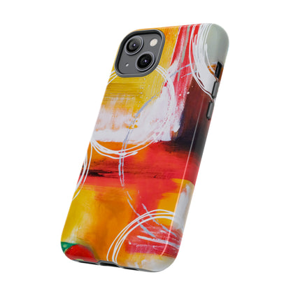 Abstract Yellow - Protective Phone Case