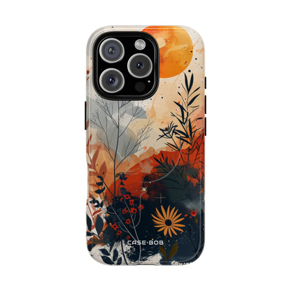 Orange Solstice iPhone 16 Pro Case - Tough+