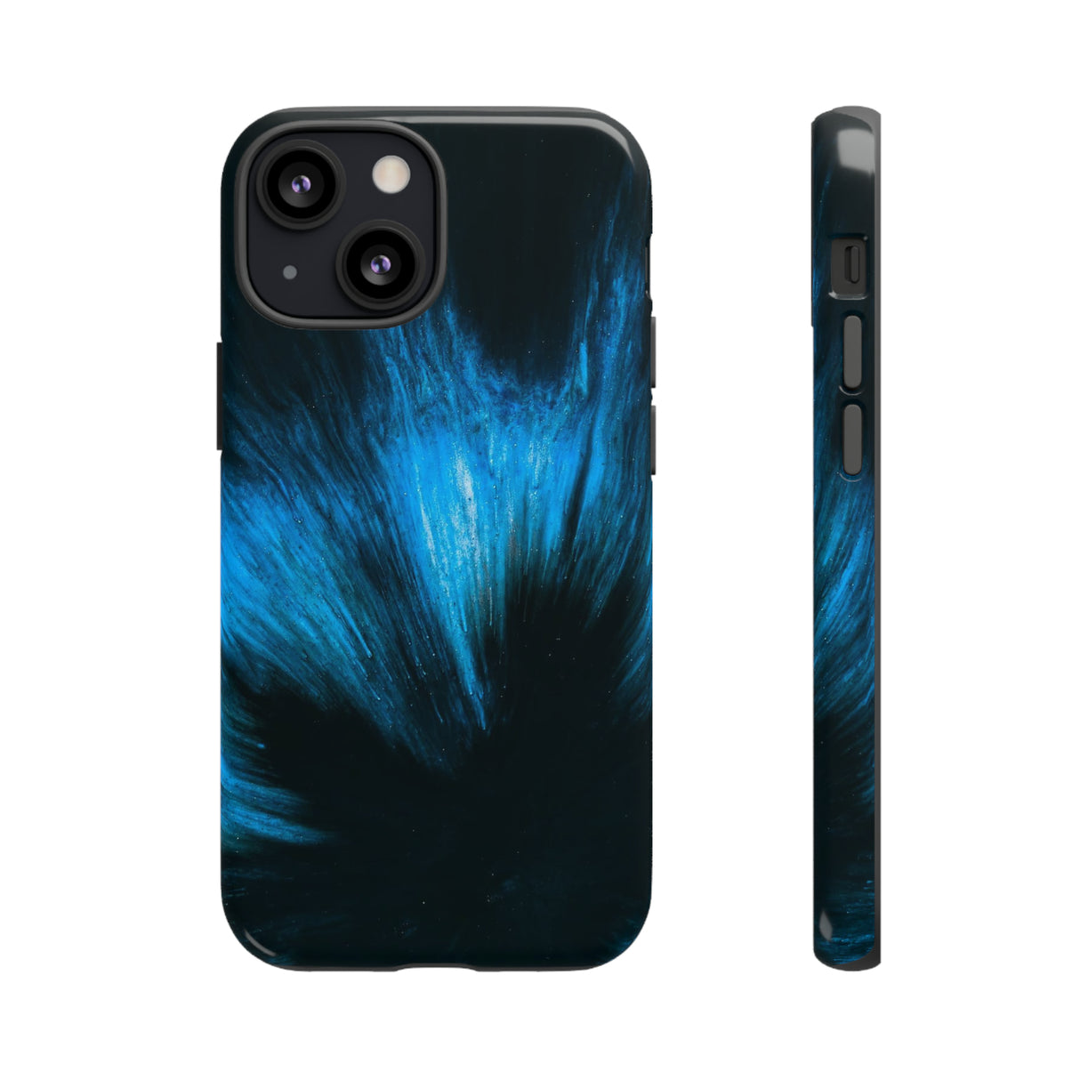 Midnight Shadow Ink Art - Protective Phone Case