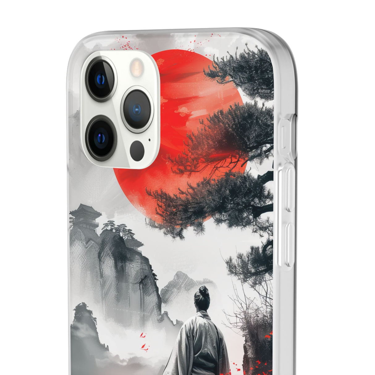 Serene Samurai Sunrise | Flexible Phone Case for iPhone