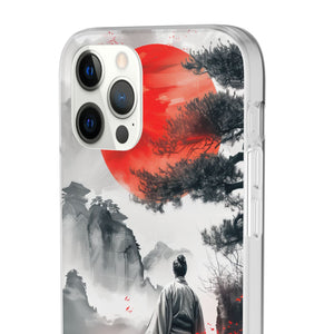 Serene Samurai Sunrise | Flexible Phone Case for iPhone