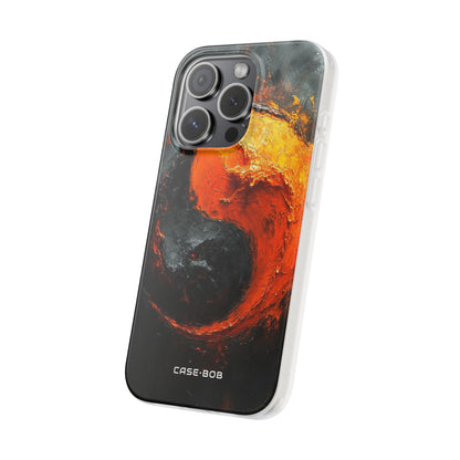 Molten Yin-Yang iPhone 15 Pro Case - Soft