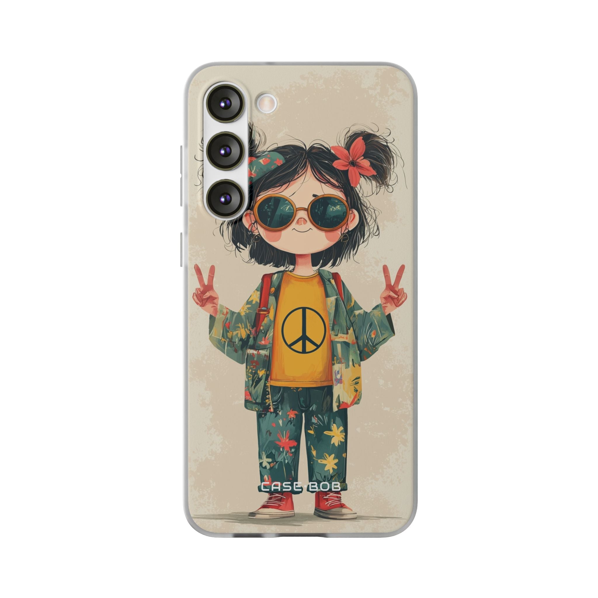 Peace Pigtails Samsung S23 Plus Case - Soft