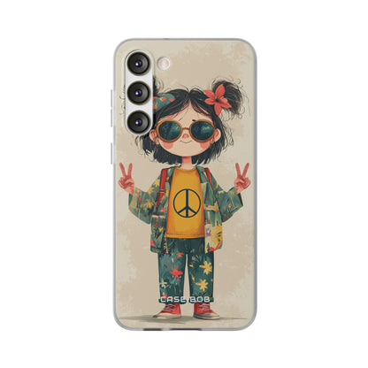 Peace Pigtails Samsung S23 Plus Case - Soft