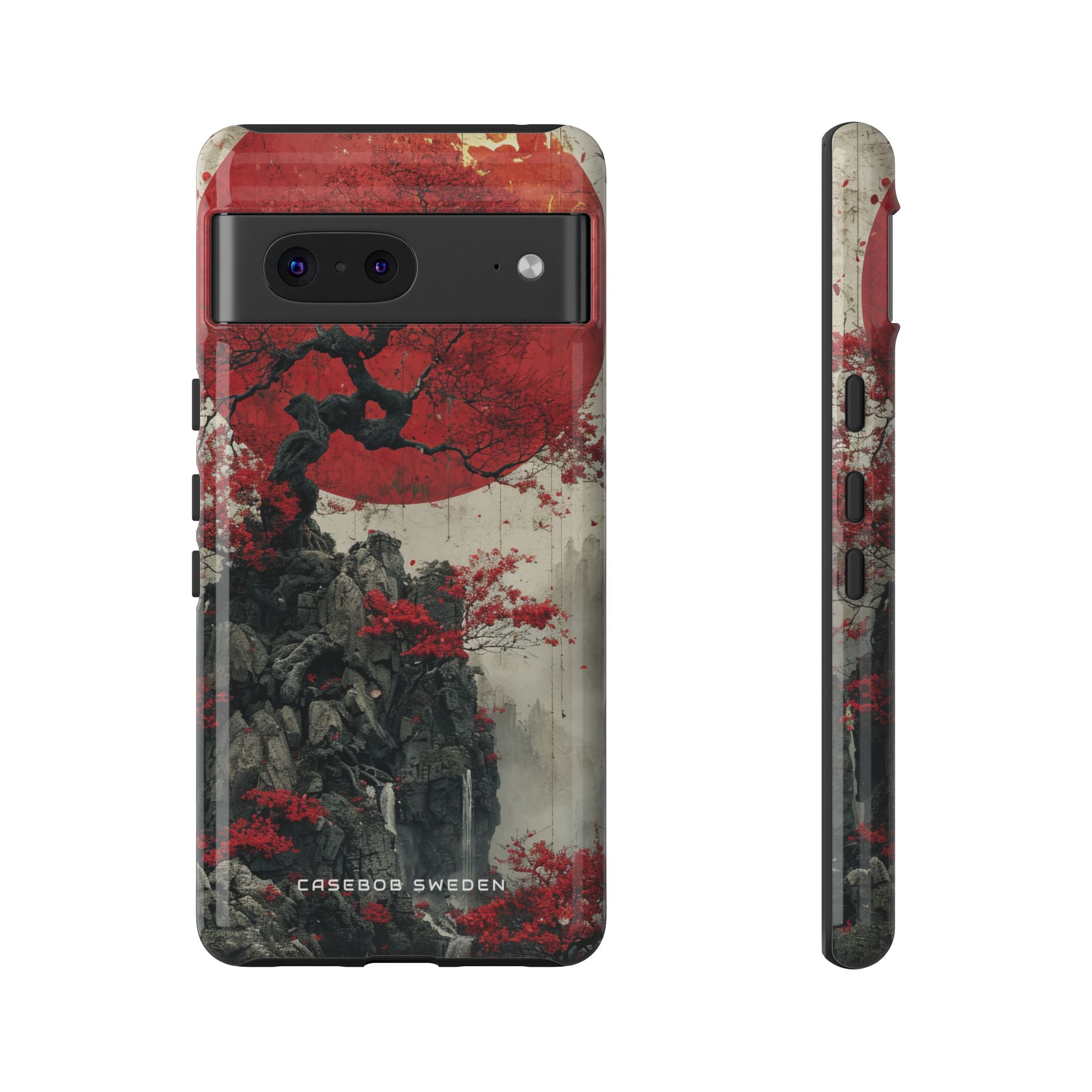 Zen Serenity in Red Harmony Google Pixel 7 - Tough Phone Case