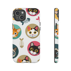 Cats Fishbone - Protective Phone Case