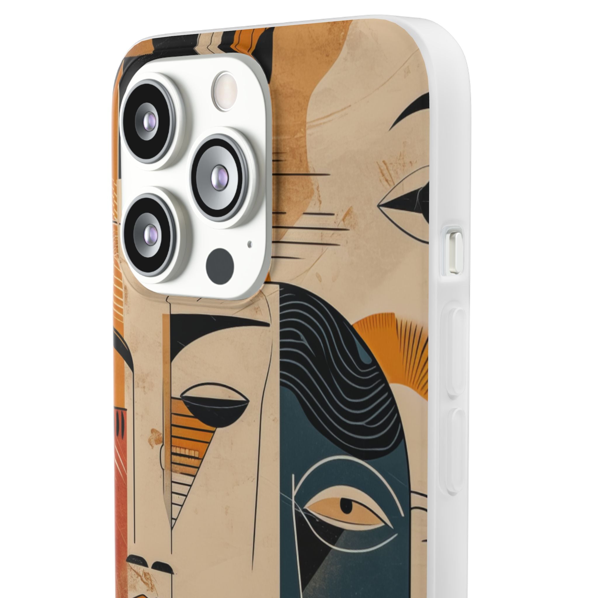 Cubist Introspection | Flexible Phone Case for iPhone