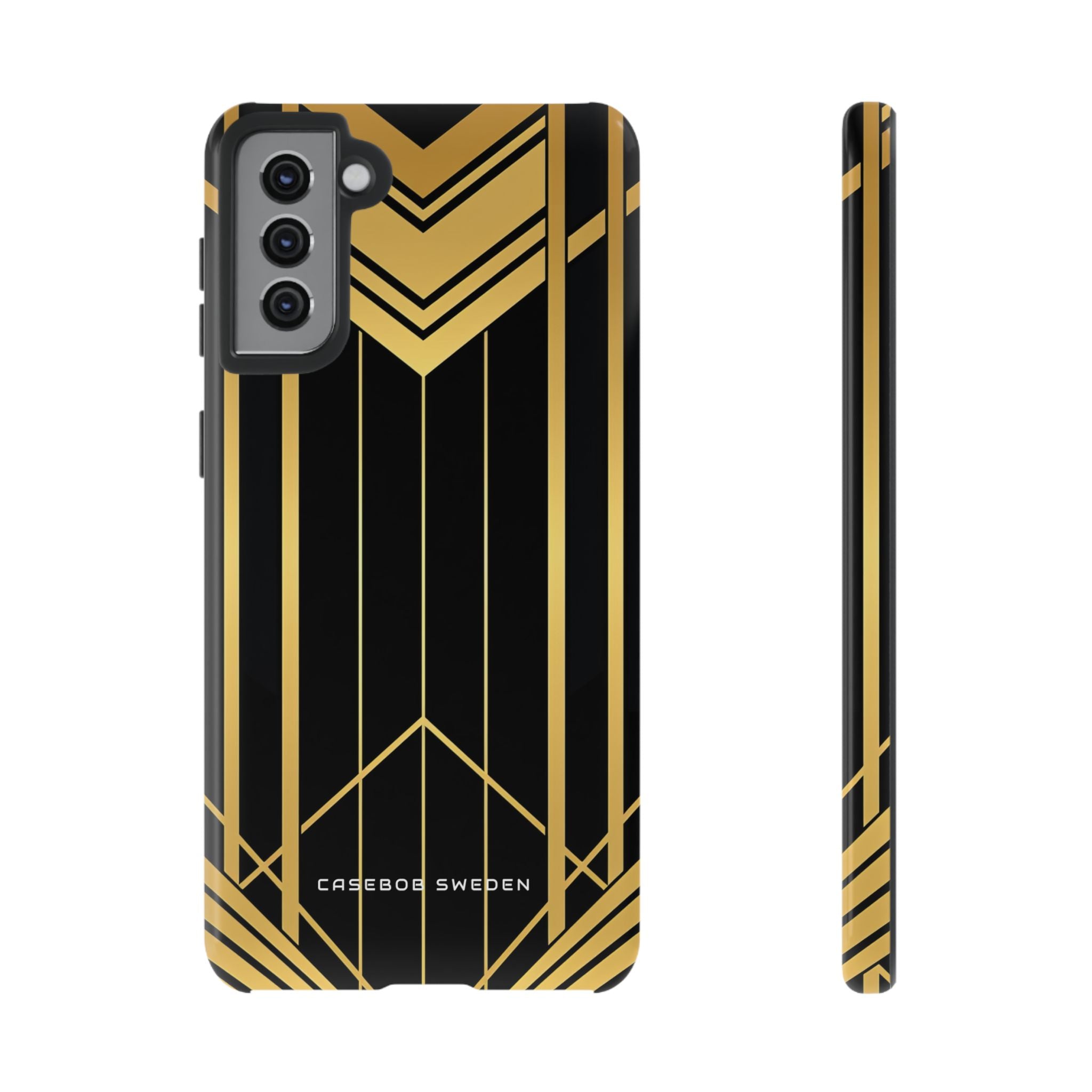 "Golden Art Deco Symmetry in Geometric Elegance"  Samsung S21 - Tough Phone Case