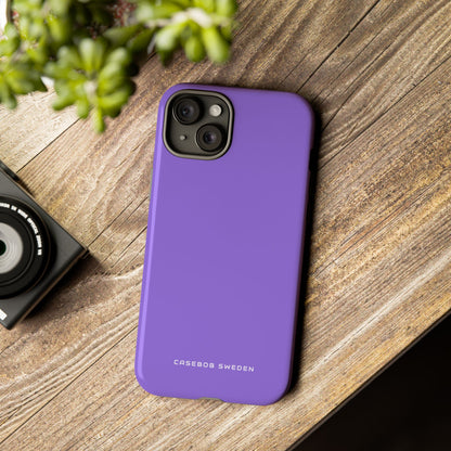 Medium Purple iPhone 15 - Tough Phone Case