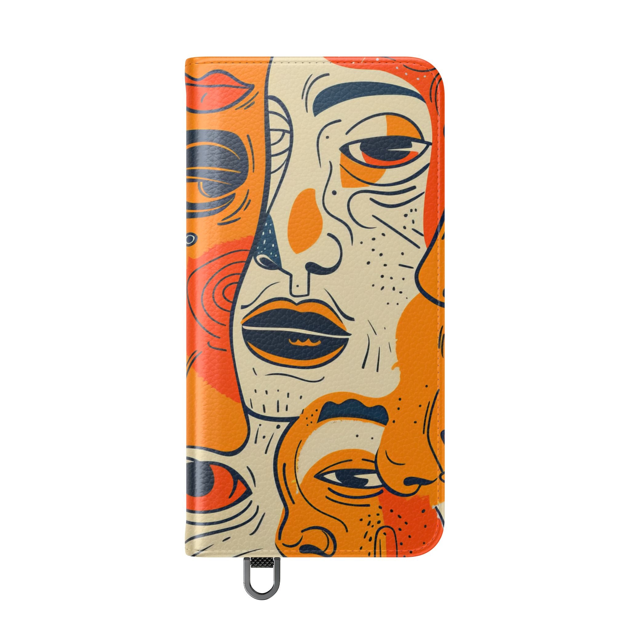 Overlapping Faces - Samsung S25 Case - Wallet