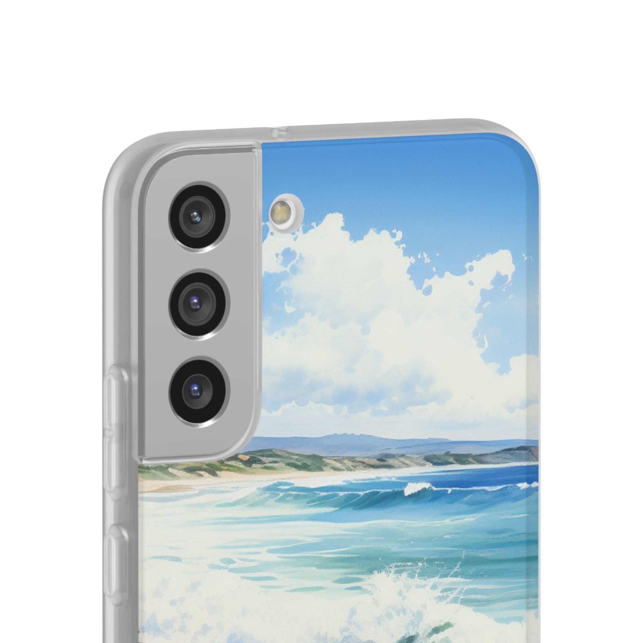 Foamy Wave Breeze Samsung S22 Plus Case - Soft