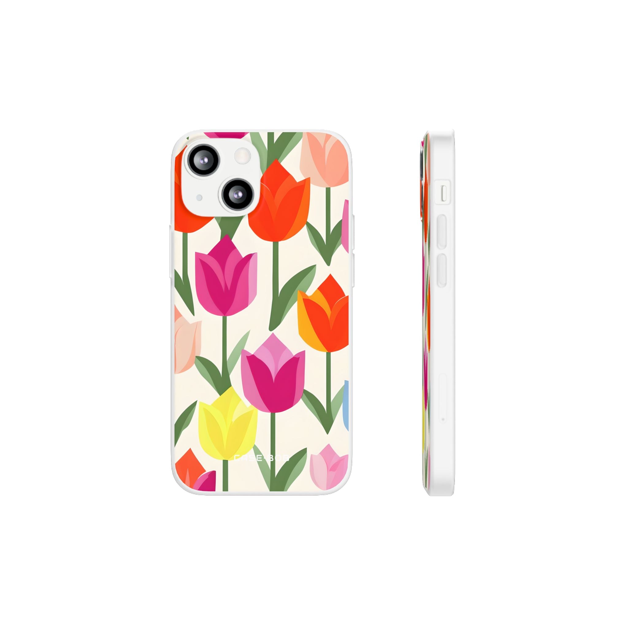 Tulip Harmony Green iPhone 13 mini - Soft Case