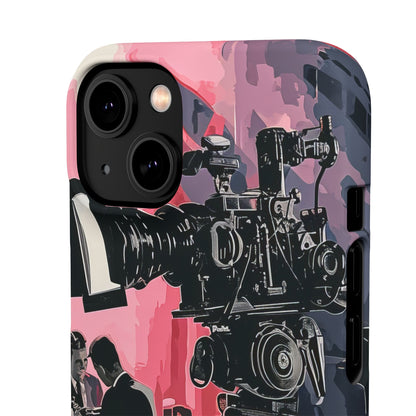 Retro Cinematic Spotlight iPhone 14 - Slim Phone Case