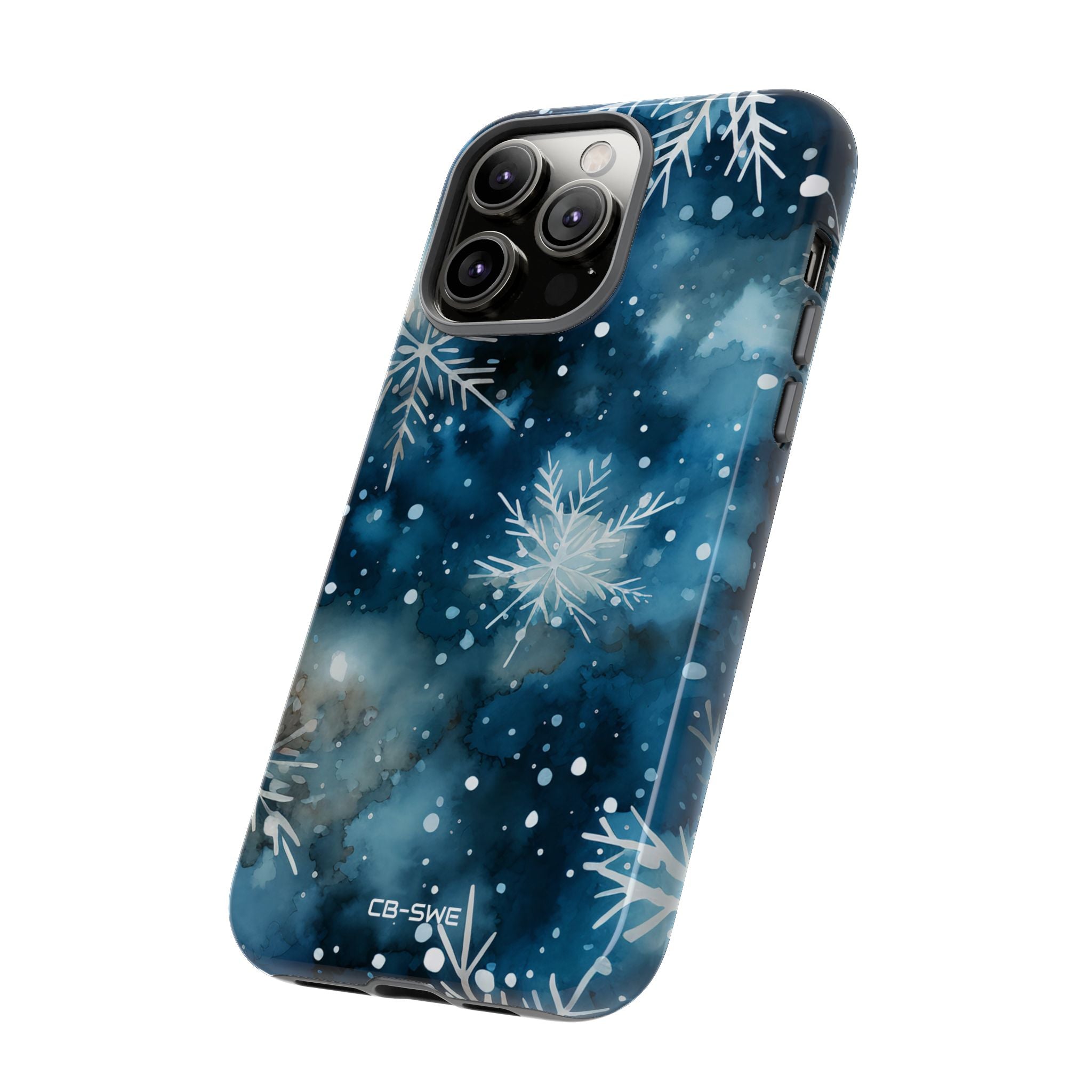 Winter Snowflakes Dance - iPhone Case