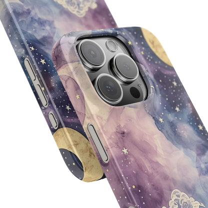 Dreamy Celestial Night - Slim iPhone 16 Phone Case