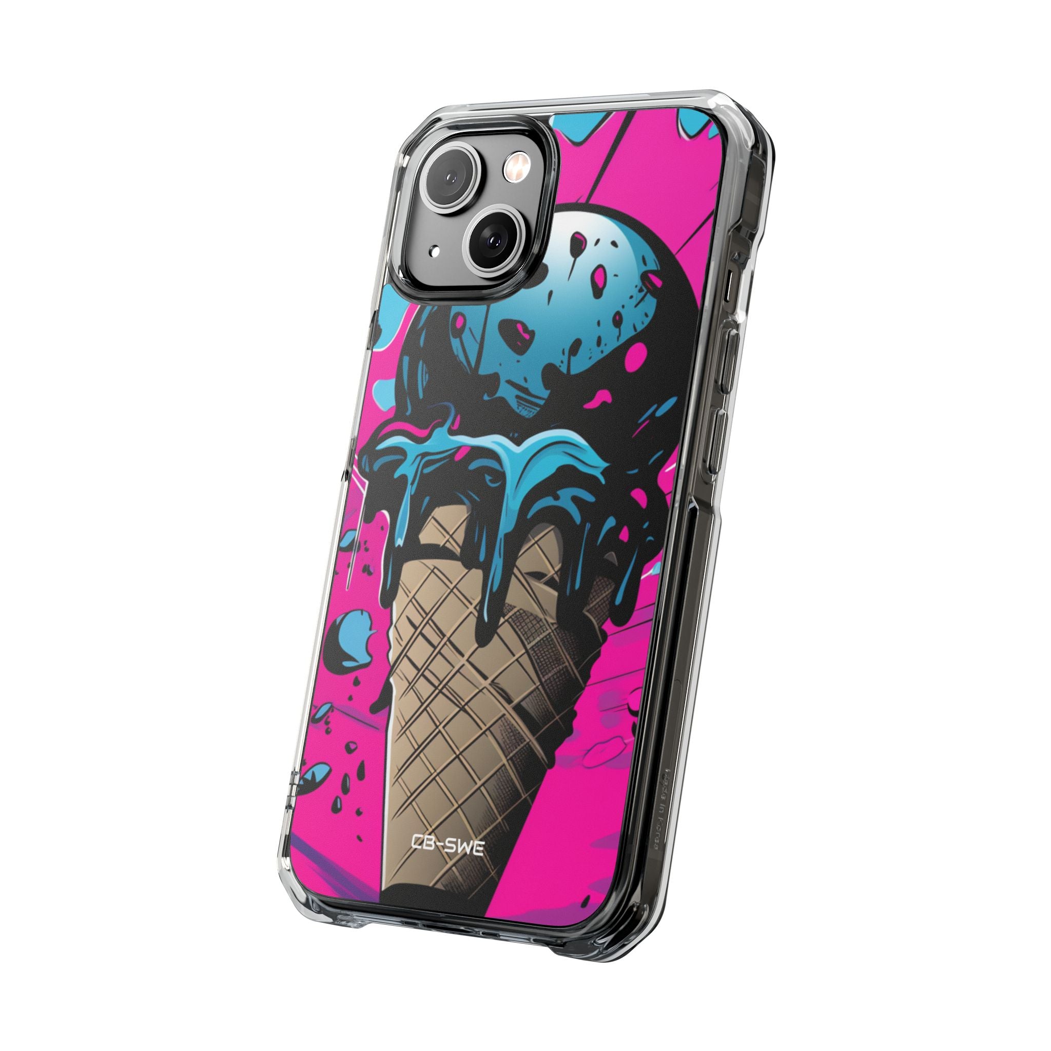 Vibrant Ice Cream Splash iPhone Case - Impact
