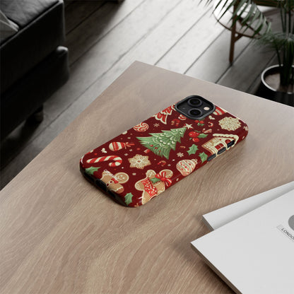 Gingerbread Smiles Shine - iPhone Case