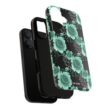 Turquoise Rose Symphony - iPhone Case