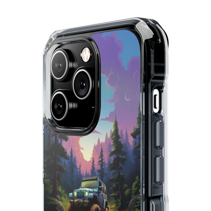 Sunset Forest Drive iPhone Case - Impact