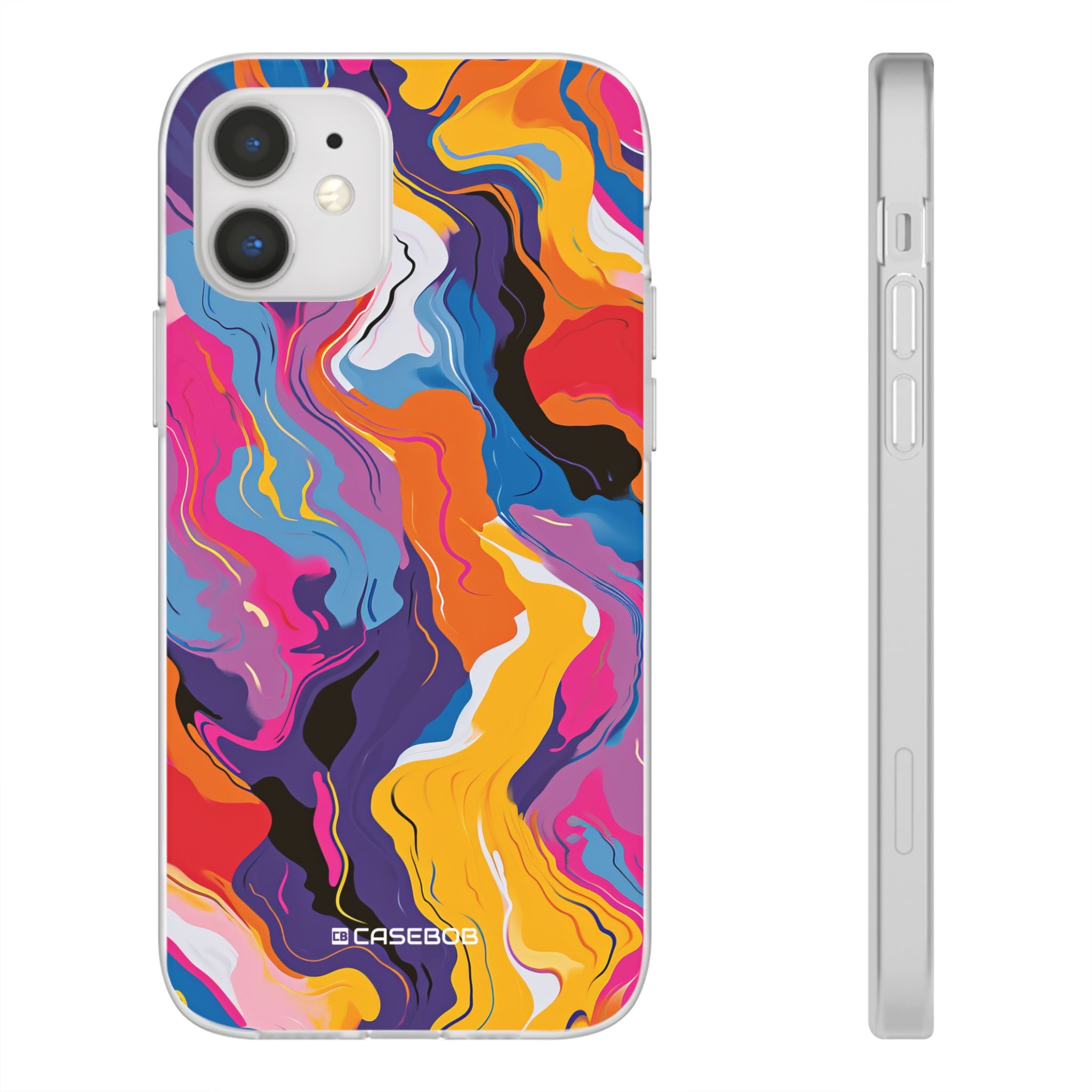 Bold Bright Pantone | Phone Case for iPhone (Flexible Case)