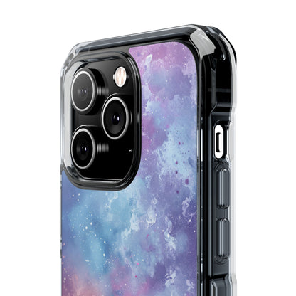 Cosmic Nebula Swirls - Clear Impact iPhone 14 Phone Case