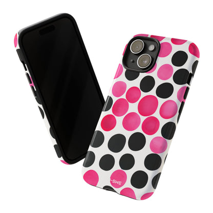 Pulsing Circles Illusion - iPhone Case