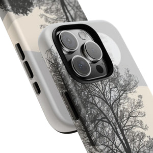 Moonlit Serenity: Minimalist Nature Design - for iPhone 16