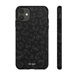 Glittery Leopard Elegance - iPhone Case