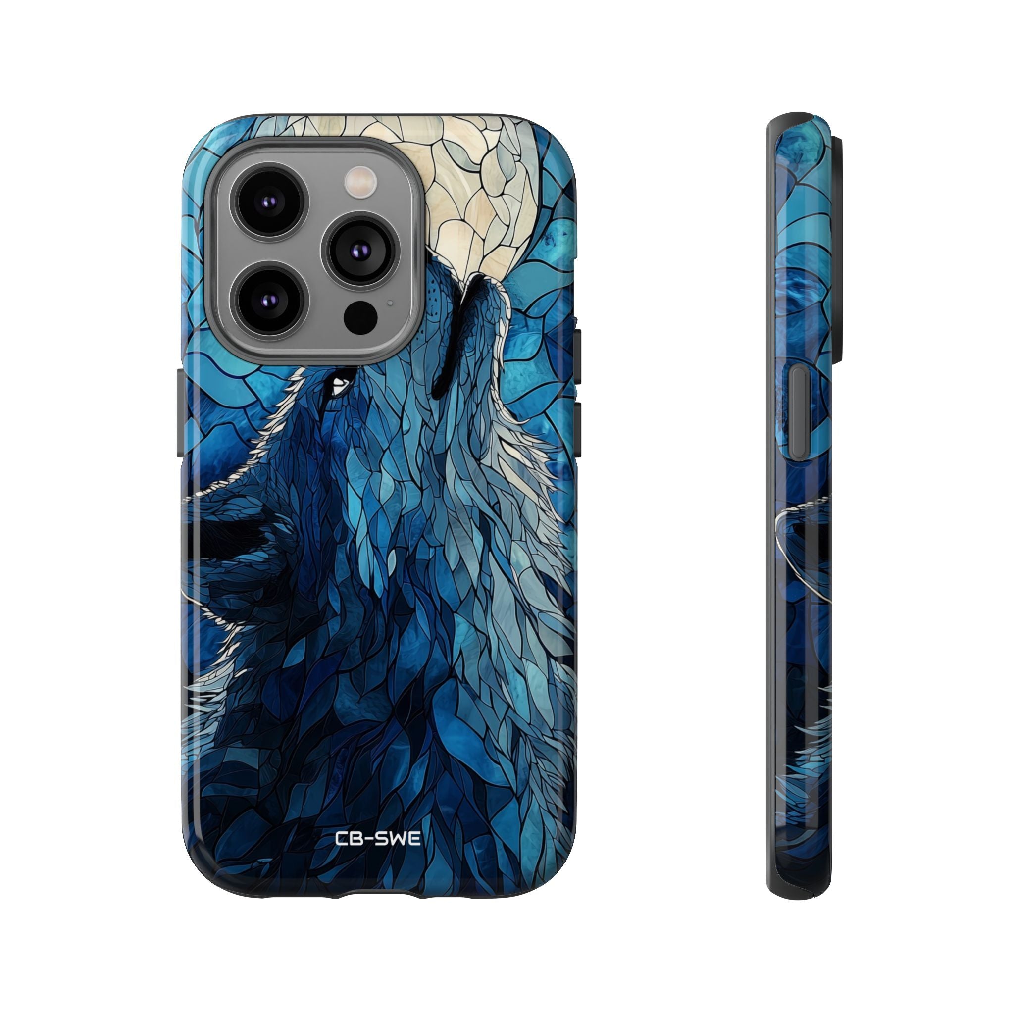Wolf Howls Moonlight - iPhone Case
