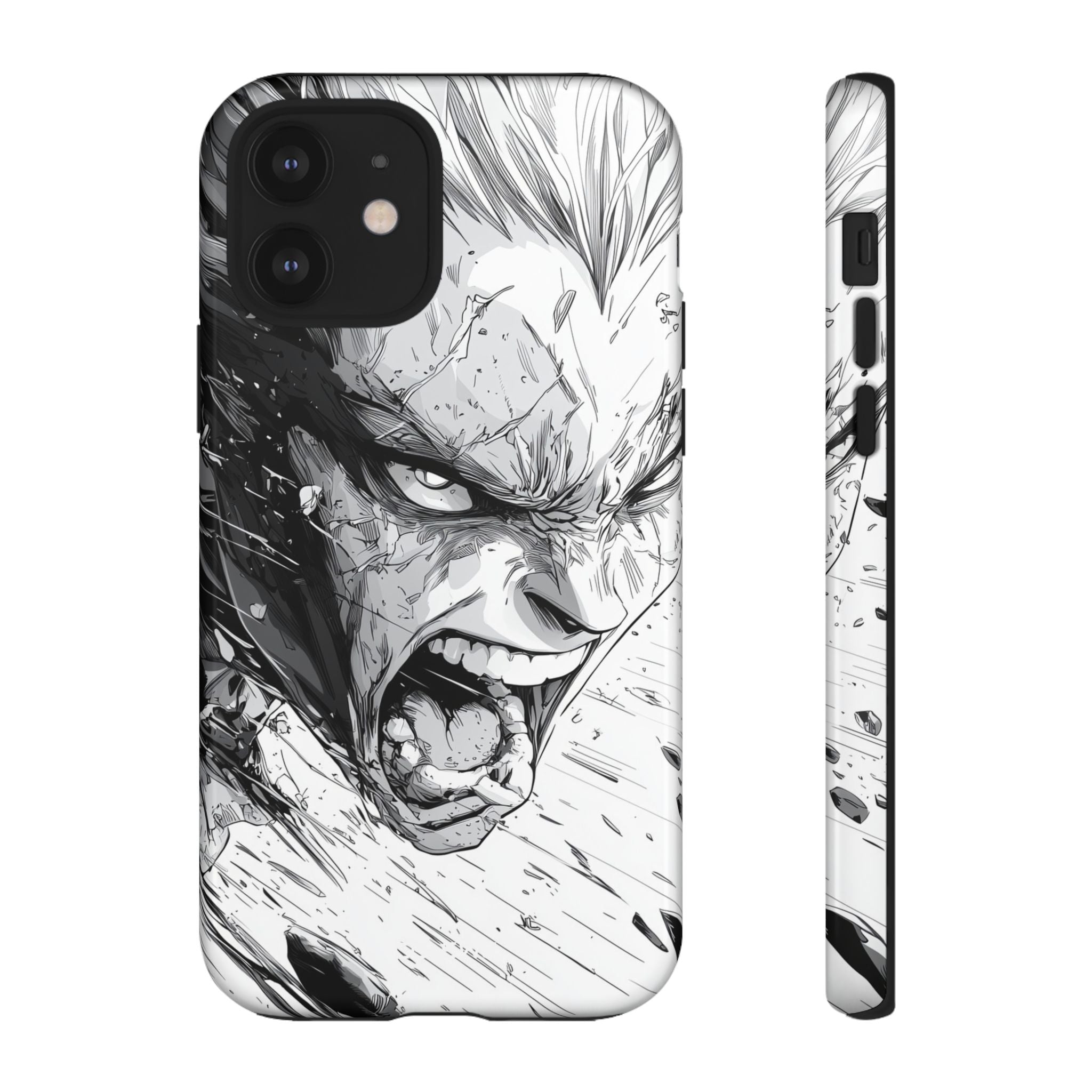 Fierce Emotion Erupts - iPhone Case