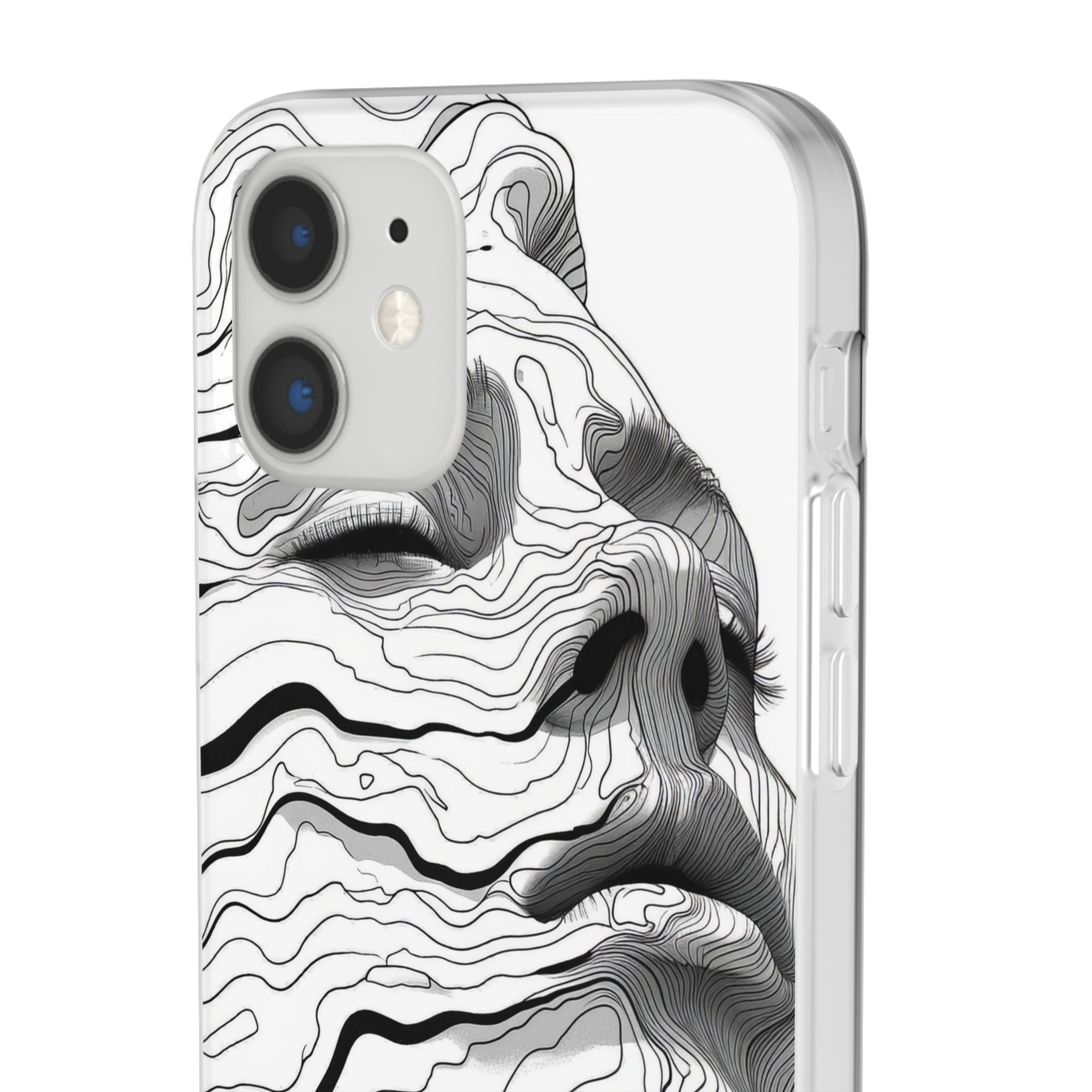 Topographic Serenity | Flexible Phone Case for iPhone